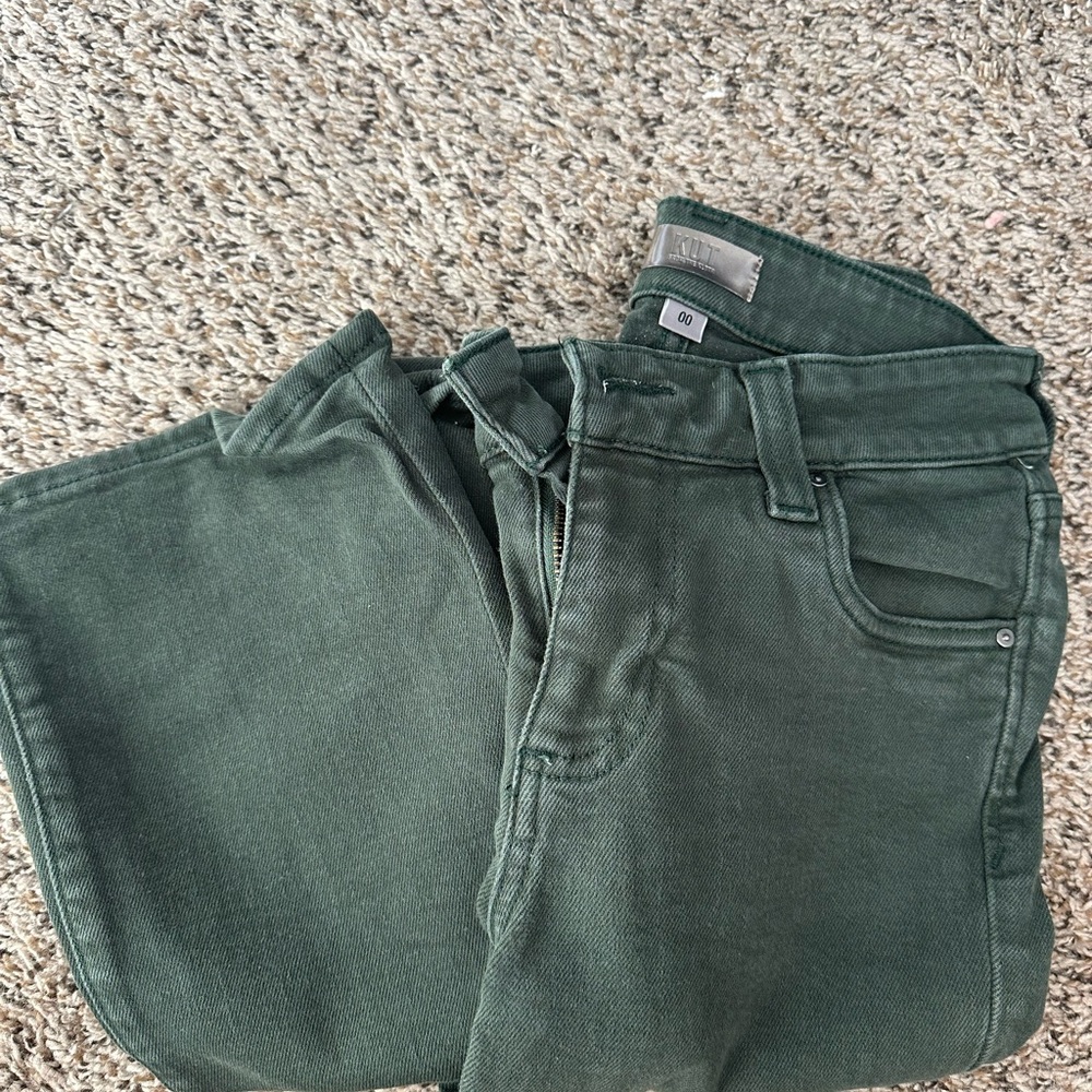 Women's Green Jeans